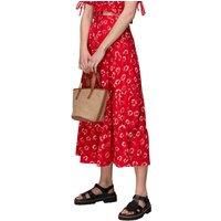 Tie Dye Floral Tiered Skirt