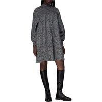 Whistles Womens Multicolour Micro Bud Pintuck Dress
