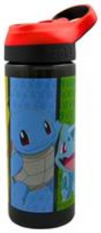 Zak Atlantic Pokemon Multicolour Sipper Water Bottle - 600ml