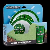 Minecraft 3 Piece Dinnerware Set