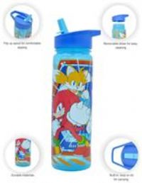 Hox Sonic The Hedgehog Blue Water Bottle - 600ml