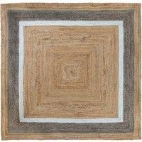 Natural Jute Border Rug Natural