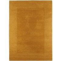 Boston Wool Border Rug Brown