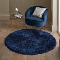 Jewel Shaggy Round Rug