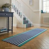 Beatrice Striped Textured Wool Runner