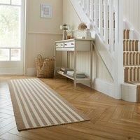Beatrice Striped Textured Wool Runner