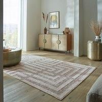 Maze Washable Geometric Rug