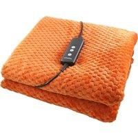 Schallen Heated Waffle Blanket Soft Warm Throw Over with Timer 10 Heat Settings