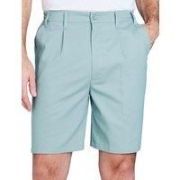 Chums Men's Stain & Water Resistant Coated Cotton Shorts in Mint | Size: 42