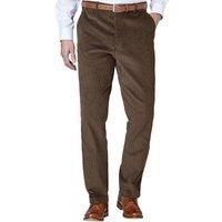 Chums Men/'s Cotton Corduroy Trouser Stylish & Comfortable Hidden Extra Waistband Pants for Men Brown 42W / 33L