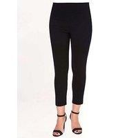 Roman Originals Women Bengaline Trousers - Ladies Cropped Capri 3/4 Length Pants