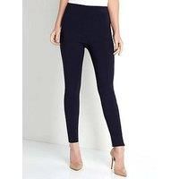 Roman Originals Women Stretch Bengaline Trousers Ladies High Waisted Pants