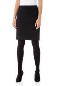 Roman Originals Women's Textured Cotton Mix Jersey Short Skirt Formal Work Wear
