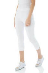 Cropped Stretch Capri Bengaline Trousers 3/4 Thick Legging Women Roman Originals