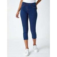 Roman Originals Women's Cropped Denim 74% Cotton Jegging