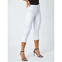 Roman Originals Women Cropped Jegging Ladies Jeans Denim Leggings Cotton Trouser