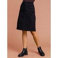 Roman Originals Women 98% Cotton A-Line Denim Skirt