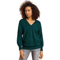 V-Neck Long Sleeve Jumper - Ladies Roman Originals Women
