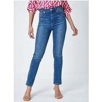 Slim Leg Mom Jeans - Ladies Roman Originals Women