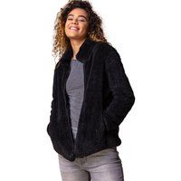 Roman Women's Soft Sherpa Fleece Jacket in Black | Size: Medium