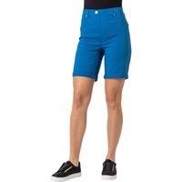 Roman Women's Turn Up Stretch Shorts in Blue | Size: 10