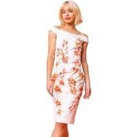 Bardot Floral Print Fitted Dress