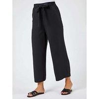 Roman Waist Tie Detail Culottes 14 female
