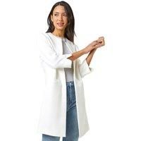 Textured Longline Jacket - Ladies Roman Originals Women