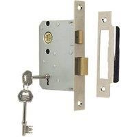 ERA 3 Lever Chrome 3-Lever Mortice Sashlock 76mm Case - 56mm Backset (38505)