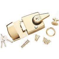 ERA 193-31 Double Locking Night Latch Brass 60mm Backset (255GG)