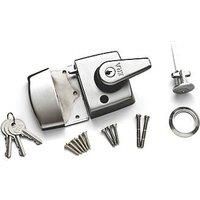 ERA 193-35-1 Double Locking Night Latch Satin Chrome 60mm Backset (287GG)