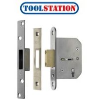 Viscount 5 Lever Mortice Deadlock 64mm Chrome