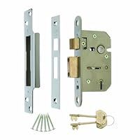 ERA 202-61 Viscount 2.5-inch/ 64mm 5 Lever High Security Mortice Sashlock - Chrome Effect