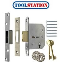 Viscount 5 Lever Mortice Deadlock 76mm Chrome