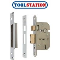 Viscount 5 Lever Mortice Sashlock 76mm Satin Chrome