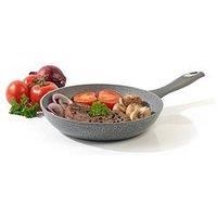 Salter BW02762G Marble Collection Forged Aluminium Frying Pan, 20/24/28 cm, Grey