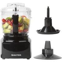 Salter EK3171 8-in-1 Compact Prep Pro Mini 200W Food Processor - Black