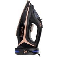 Beldray® BEL0987RG 2 in 1 Cordless Iron | 300 ml Water Tank | Variable Temperature and Steam Control | Anti-Drip & Anti-Calc Function | 2600 W | Rose Gold Edition