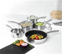 Salter BW06746 Timeless Collection Stainless Steel 5 Piece Pan Set