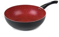 Russell Hobbs 28cm Non-Stick Aluminium Wok - Red