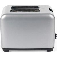 Progress 2 Slice Toaster Defrost/Reheat/Cancel Browning Control Shimmer Silver