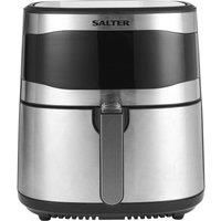 Salter EK4628 XXL Air Fryer With Hot Air Circulation and Easy Clean Removable Non-Stick Basket, Touch-Sensitive, Digital Display, 60-Minute Timer, 8 Litre Capacity for Family Cooking, 8 Presets, 1800W