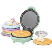 Mini Snack Waffle Treat Maker 550W Compact Sorbet Pastel Green/Blue Giles&Posner