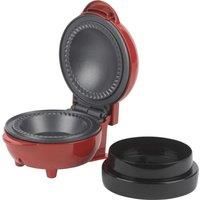 Giles & Posner EK4914 Mini Pie Maker, Compact Pie Machine, Easy Clean Non-Stick 12.5cm Plate, 3 Minute Preheat, Built-in Crimping Edge, Makes Sweet & Savoury Pies 10.5cm in Diameter & 2.6cm in Depth