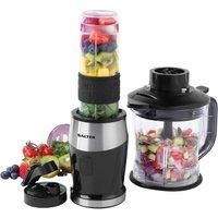 Salter EK5029 1.2L 2-in-1 Jug Blender And Food Processor With Chopping Bowl - Black