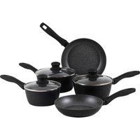 Russell Hobbs 5 Piece Pot and Pan Set 20/24 cm Frying Pans 16/18/20 cm Saucepans