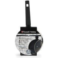 Russell Hobbs 18cm Saucepan Non-Stick Induction Suitable Easy Clean Glass Lid