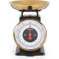 Salter Timeless Mechanical Kitchen Scale– 5kg/11lbs, Stainless Steel Bowl, Black