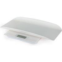 Salter 2-in-1 Digital Baby Scale – Electronic Body Weight Scale for Children & Adults (180kg), Rotatable Dial, Toughened Glass Platform, Removable Plastic Tray for Weighing Babies & Pets (20kg)