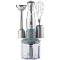 Progress by WW EK5247WW 3-in-1 Blender Set, Whisk, Blend, Chop, Attachments Included, 500 ml Chopping Bowl, 2 Speeds, Stainless Steel Blades, Easy to Use, Soups, Smoothies, Whisk Eggs, 350 W, Silver
